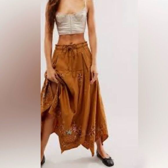 New Free People Arielle Maxi Skirt / Size S/P - Picture 1 of 12